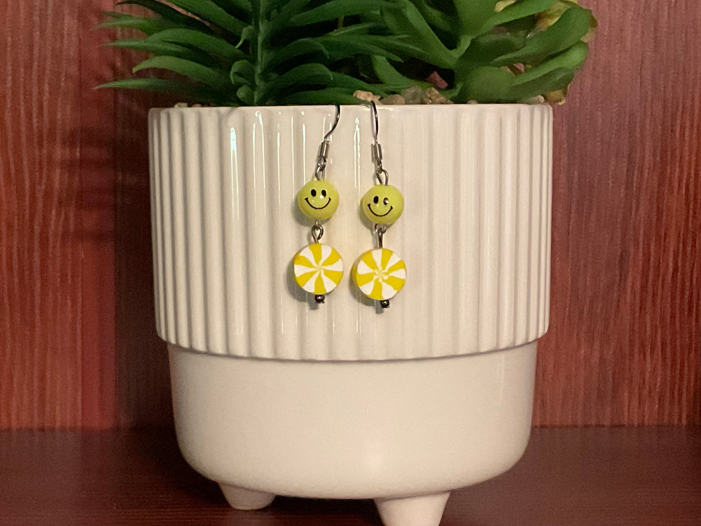 Smiley Face and Candy Earrings