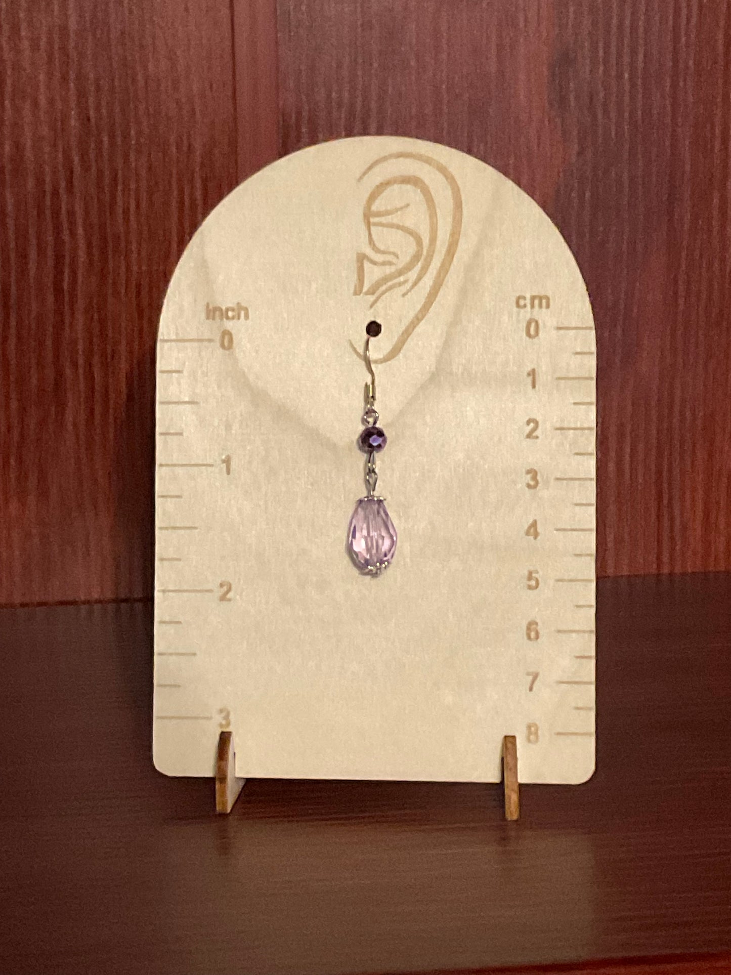 Purple Dangle Earrings