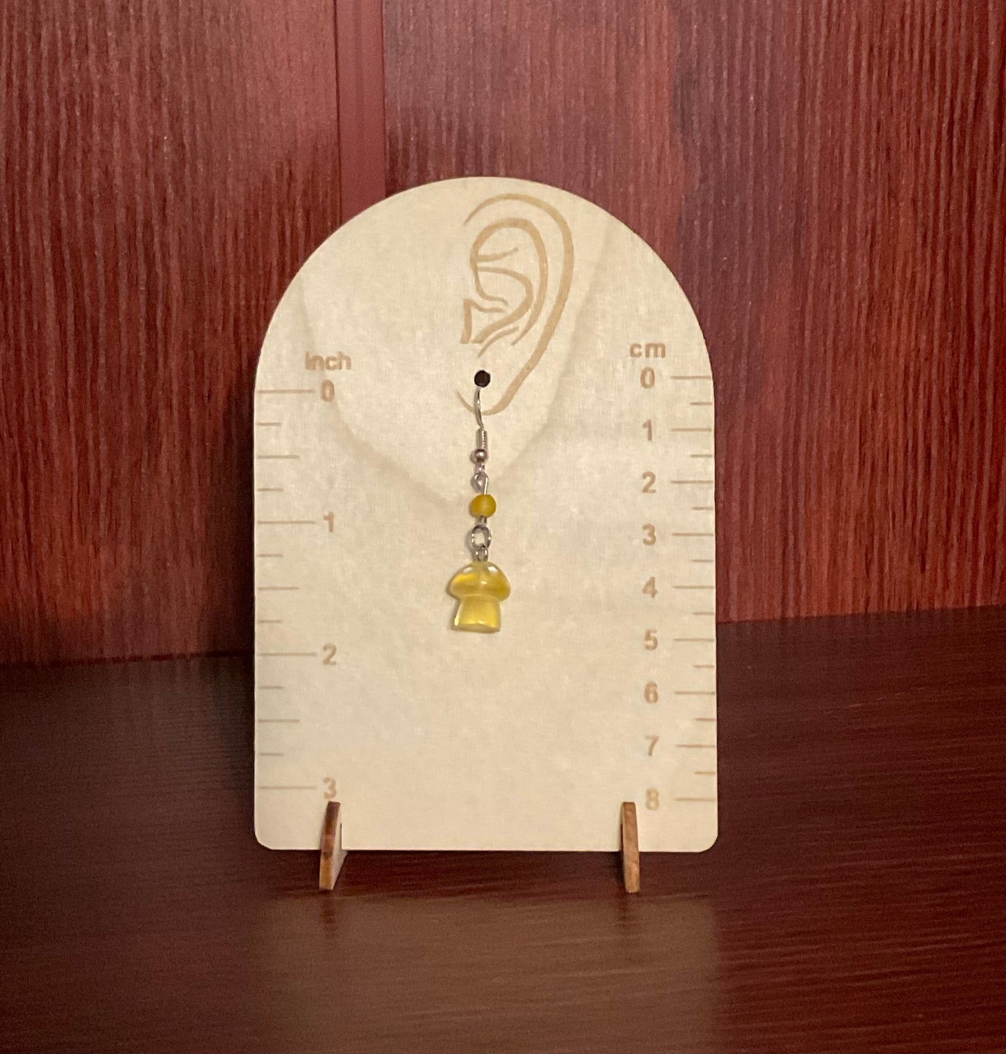 Glow In the Dark Mushroom Earrings