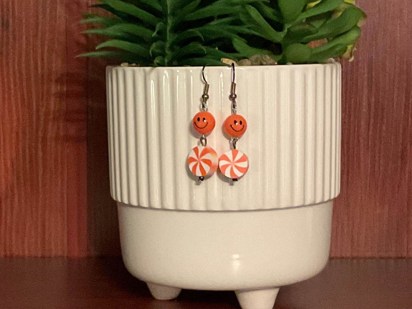 Smiley Face and Candy Earrings