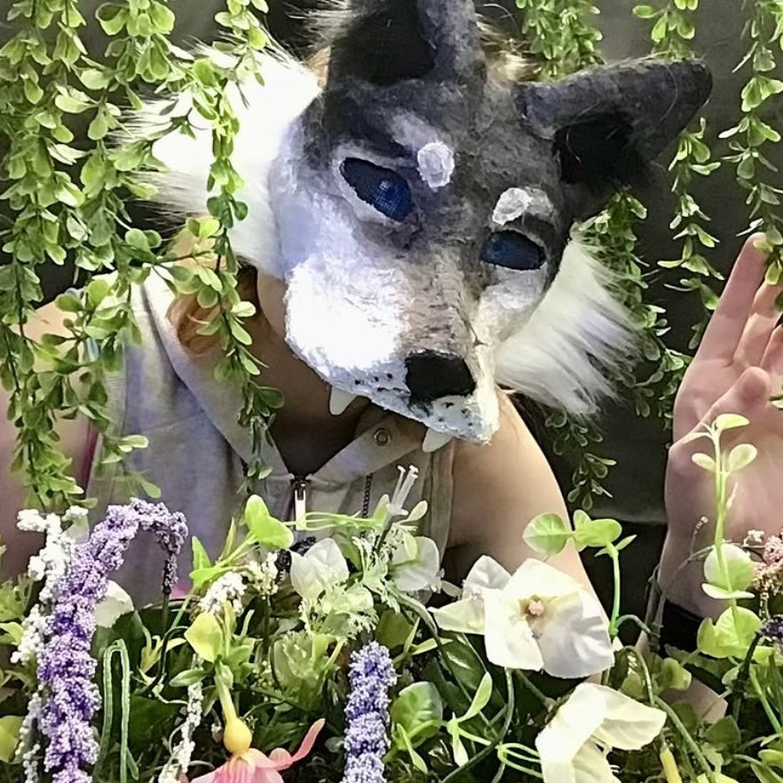 Gray Wolf Mask