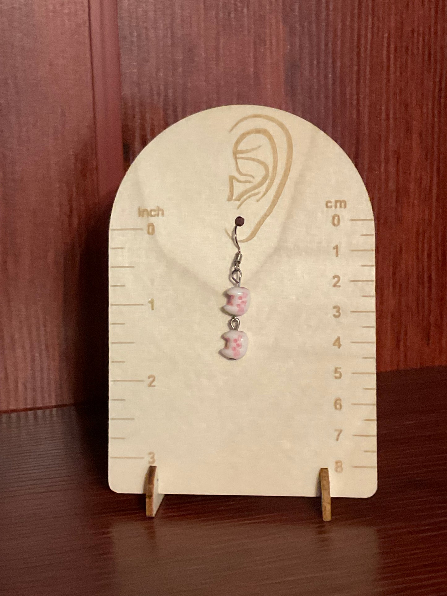 Cat Bead Earrings