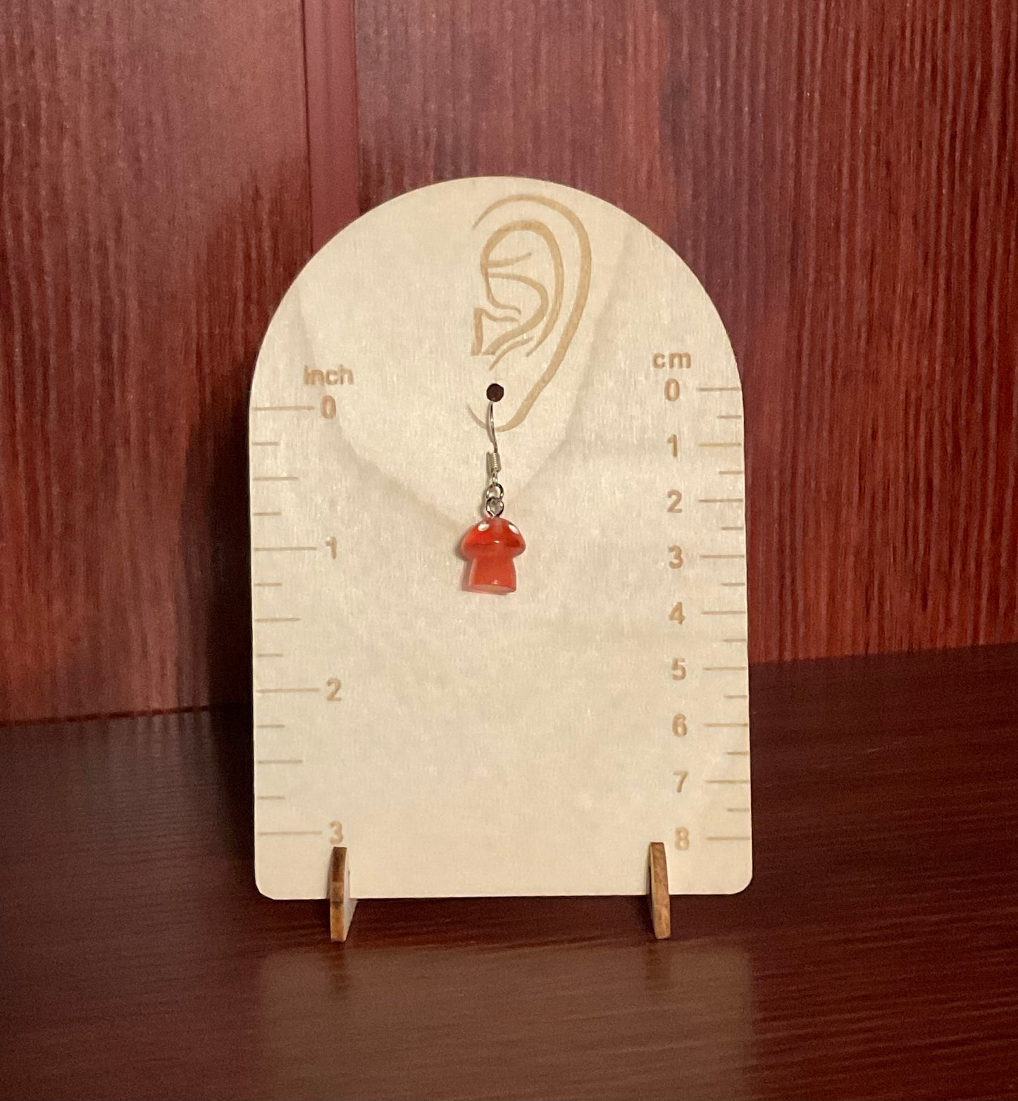 Glow In the Dark Mushroom Earrings
