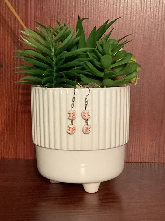 Cat Bead Earrings