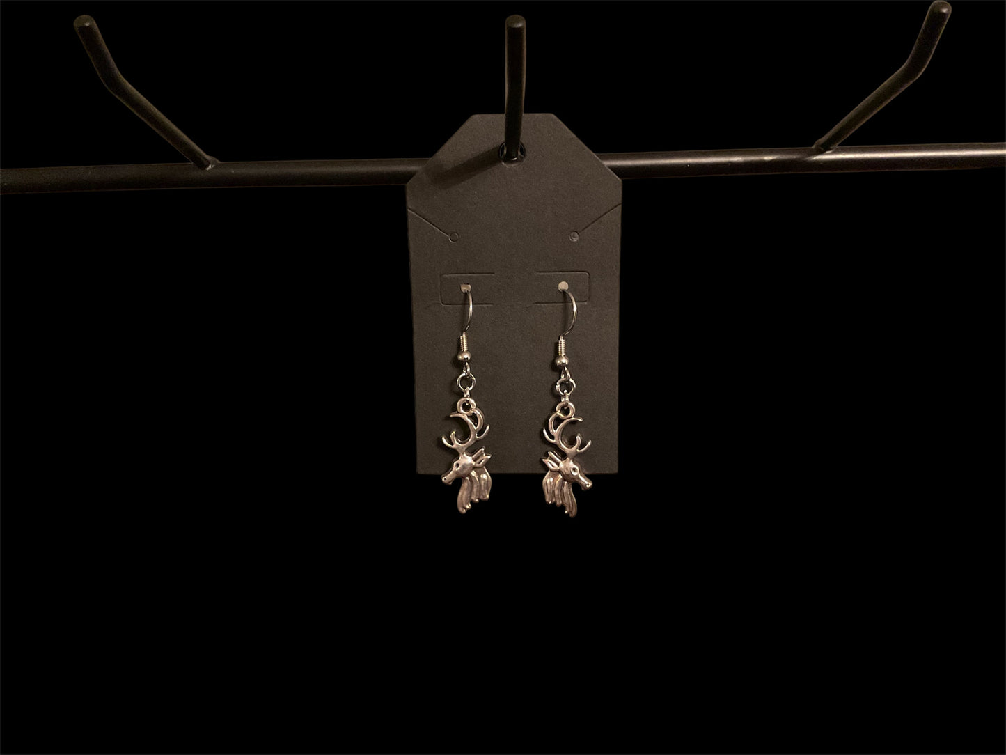 Reindeer Metallic Earrings