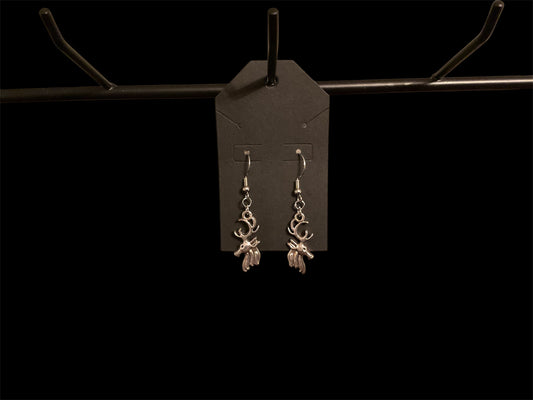 Reindeer Metallic Earrings