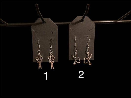 Occupations Metallic Earrings