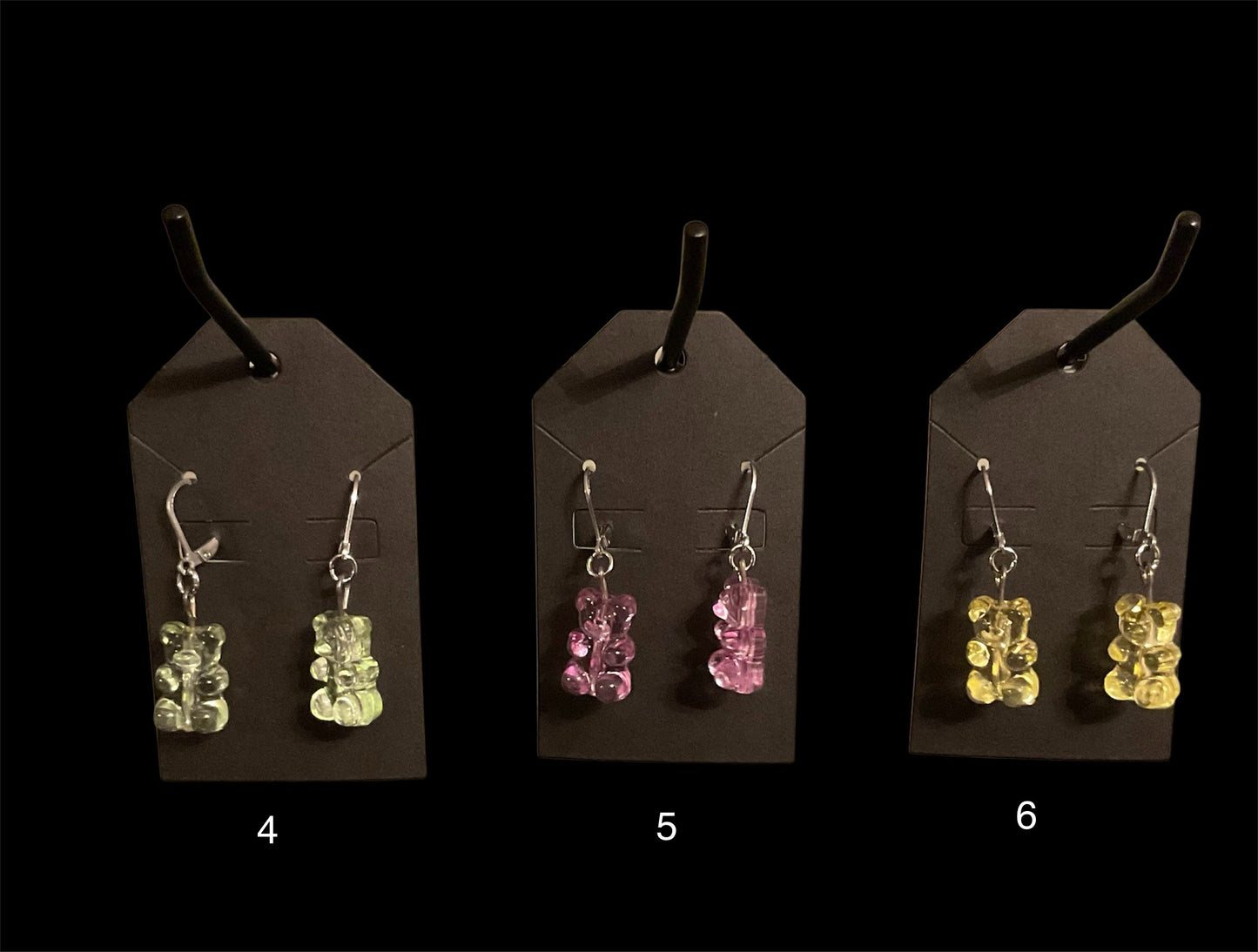 Gummy Bear Lever Back Earrings