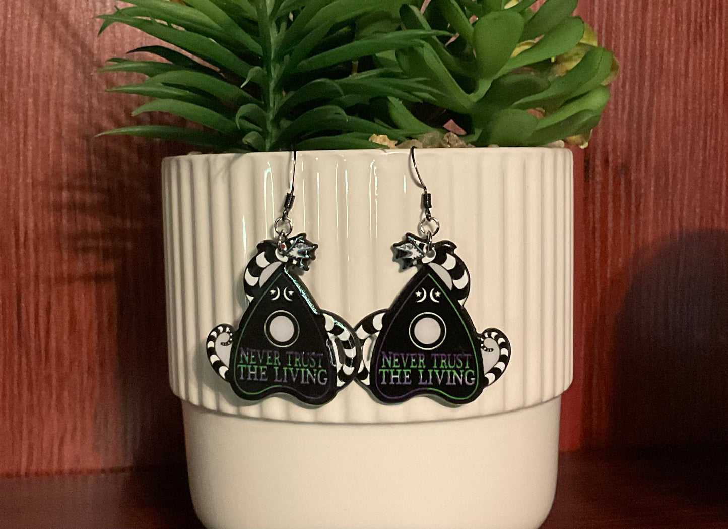 Never Trust The Living Earrings