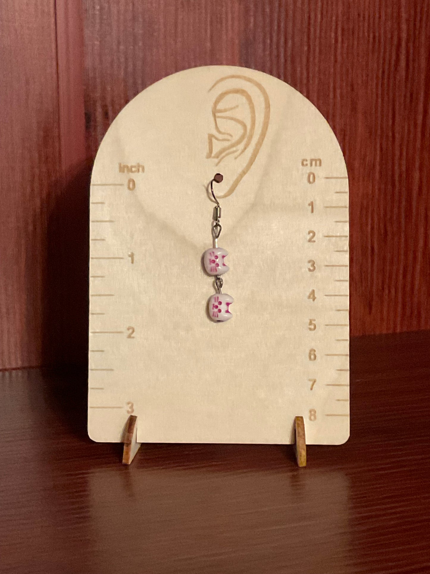 Cat Bead Earrings