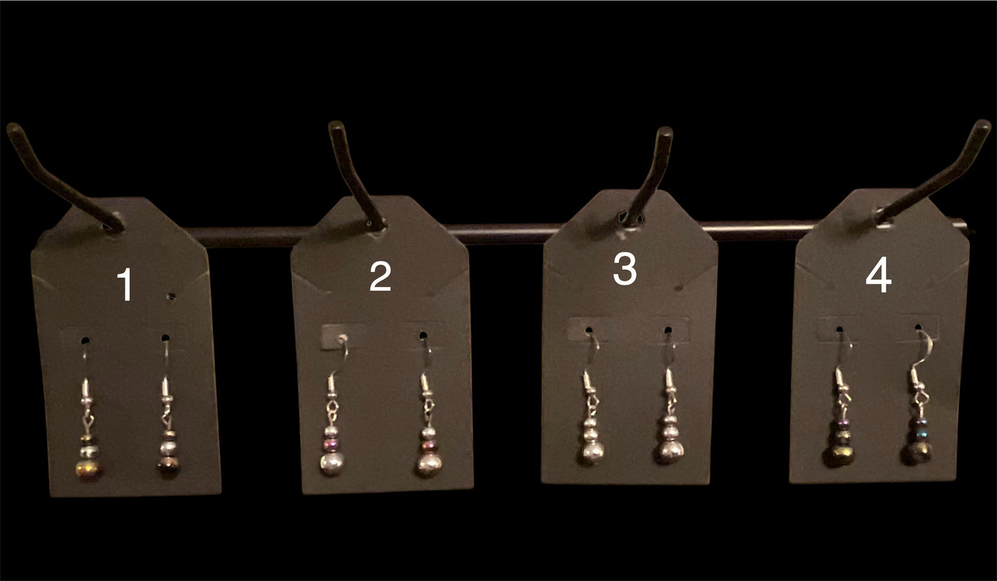 Metallic Bead Earrings