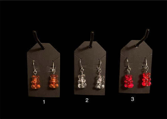 Gummy Bear Lever Back Earrings