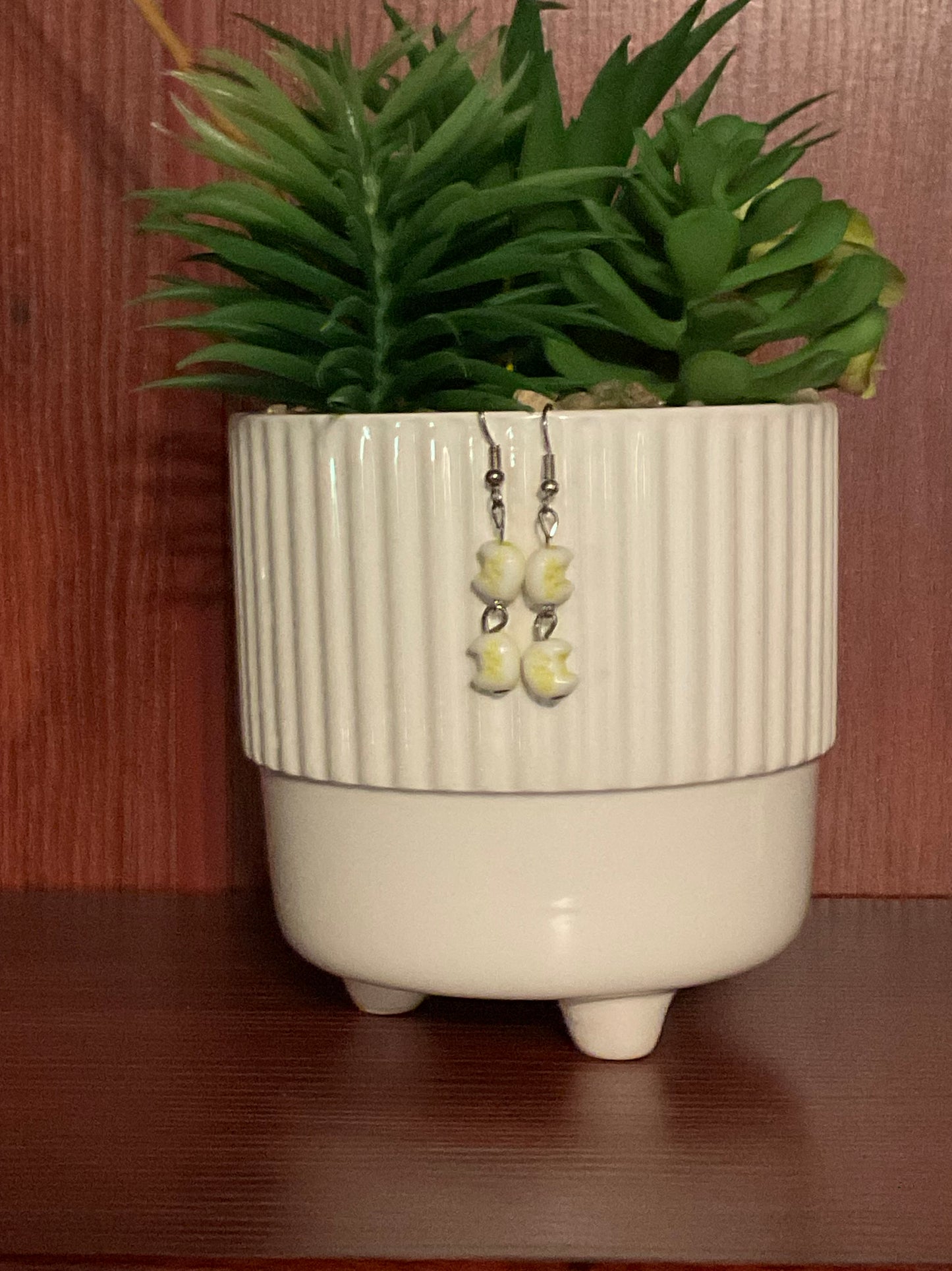 Cat Bead Earrings
