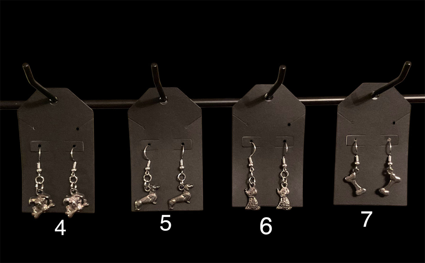 Dog Earrings