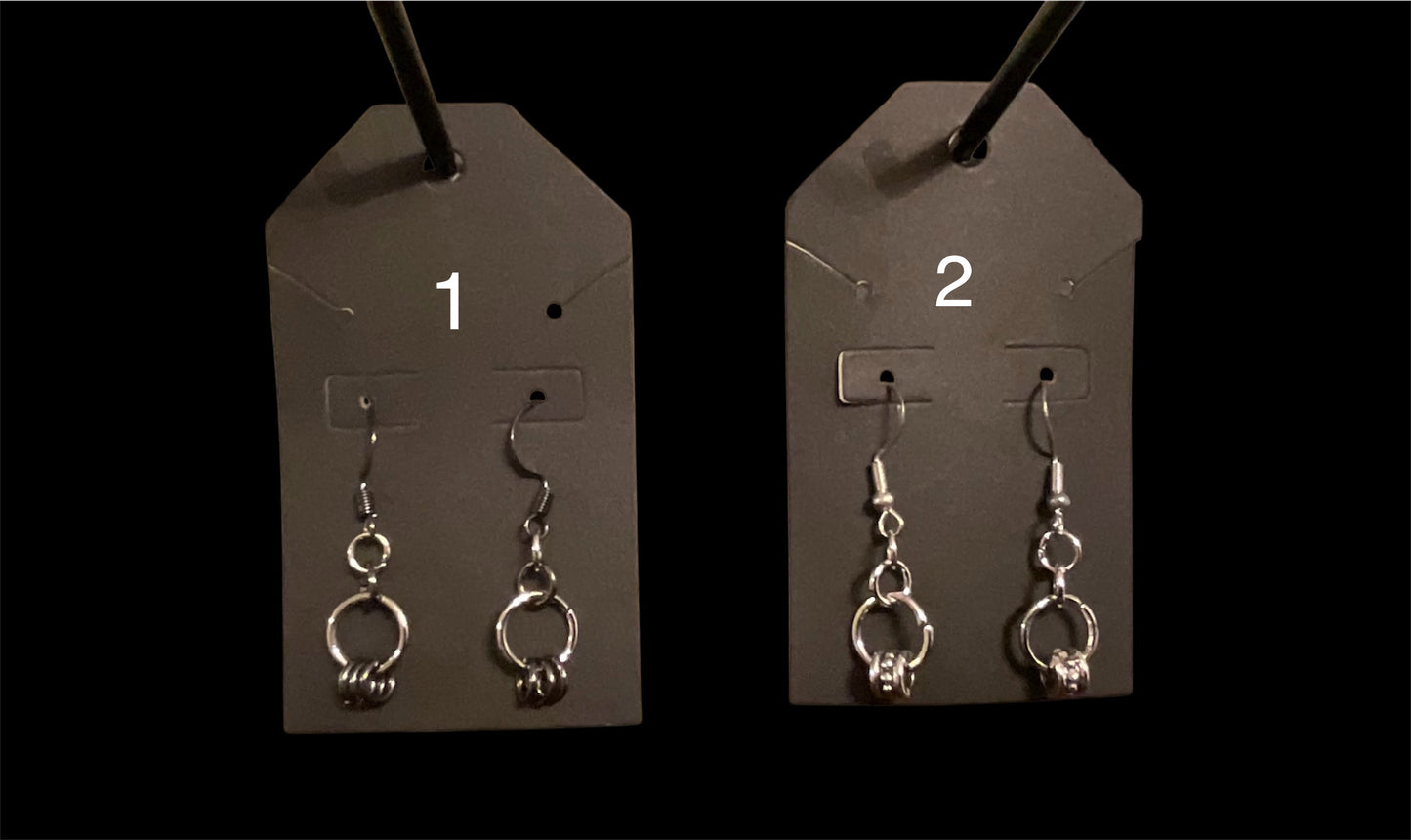 Metallic Rings Earrings