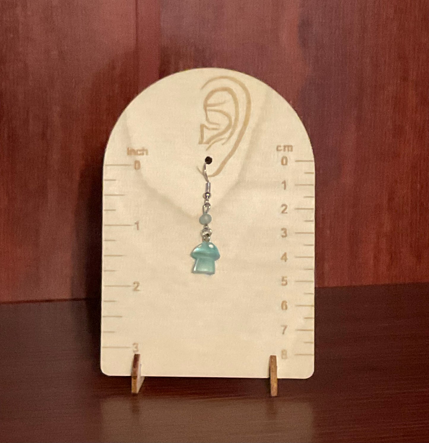 Glow In the Dark Mushroom Earrings