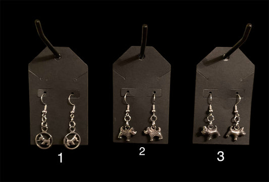 Dog Earrings