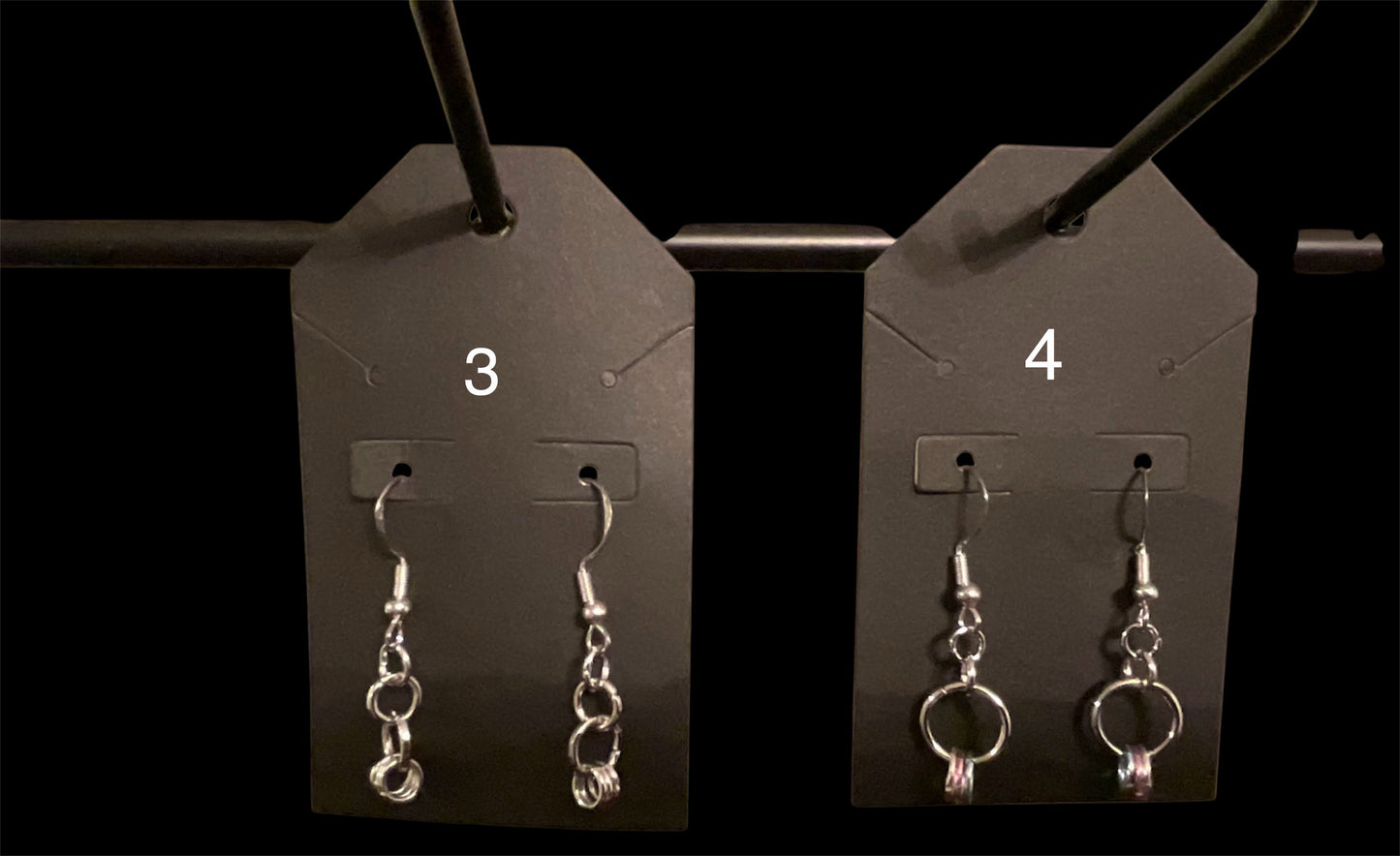 Metallic Rings Earrings