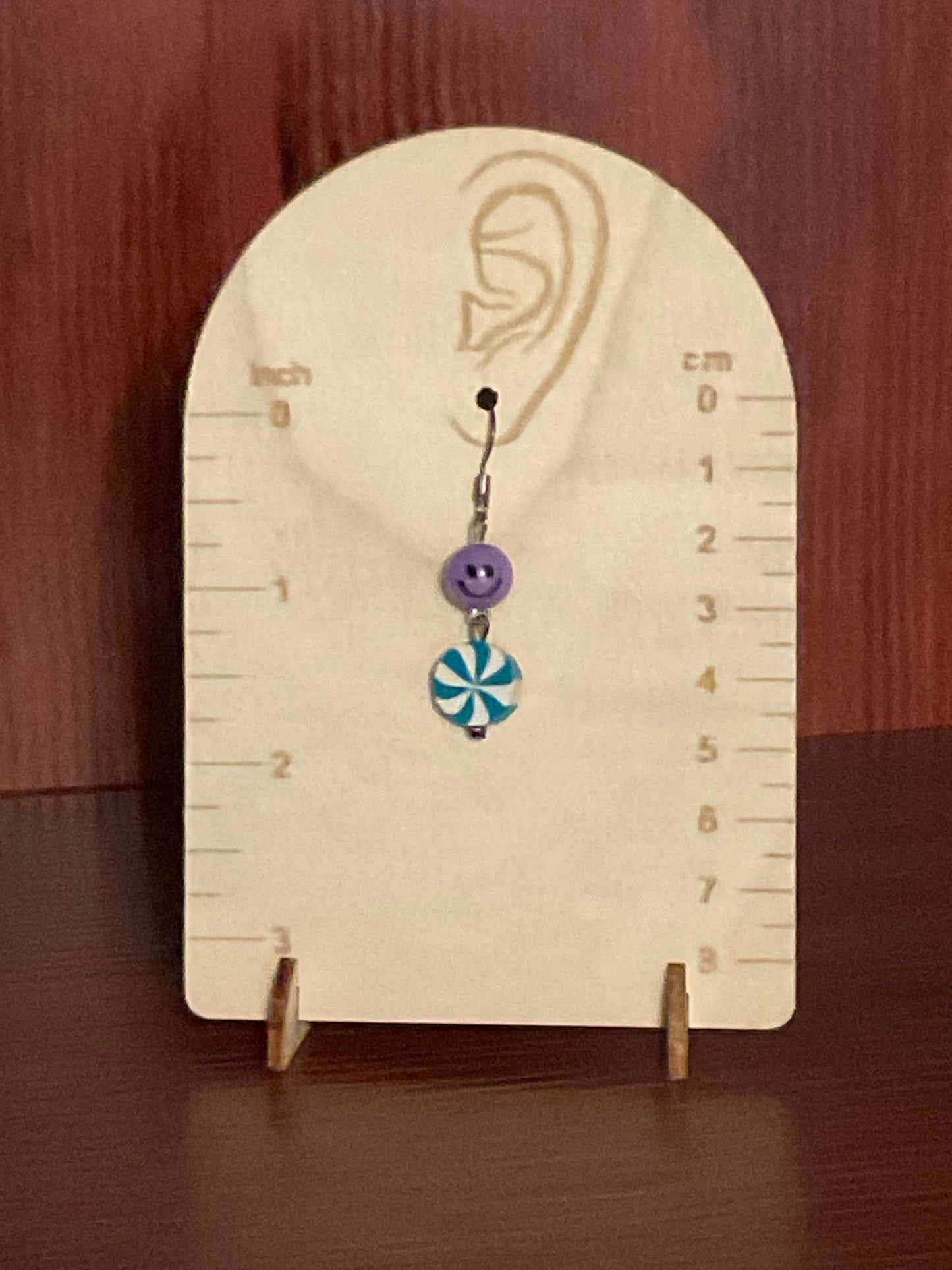 Smiley Face and Candy Earrings