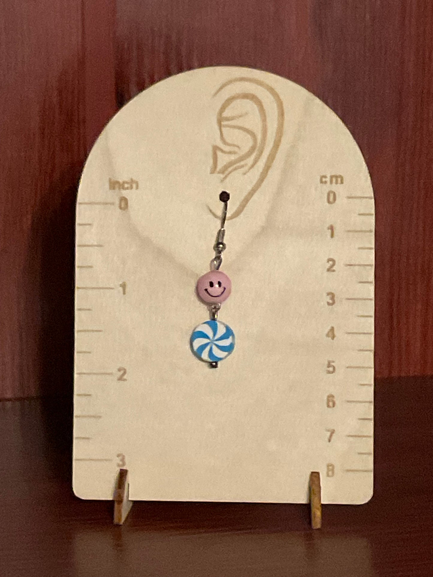 Smiley Face and Candy Earrings