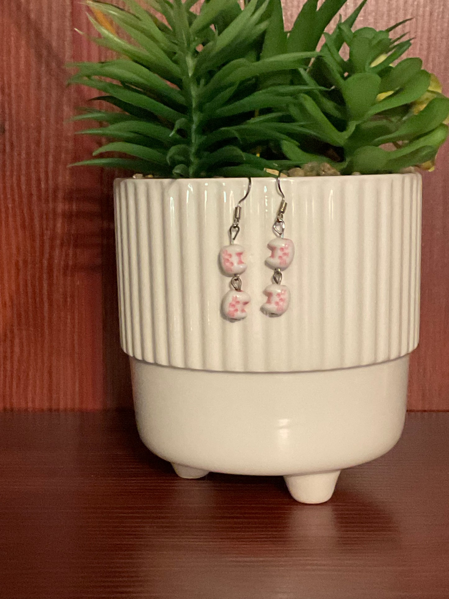 Cat Bead Earrings