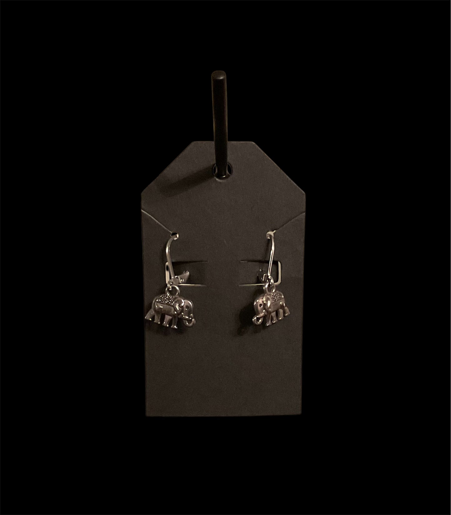 Elephant Lever Back Earrings