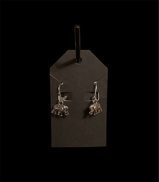 Elephant Lever Back Earrings